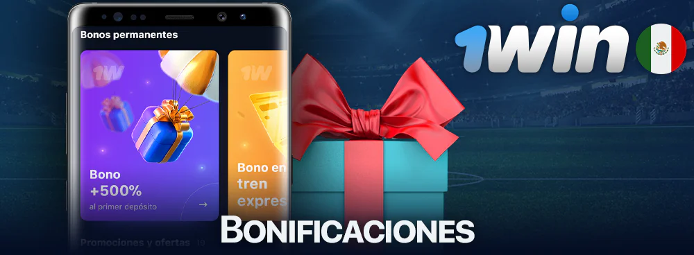 Bonos para mexicanos en la app 1Win
