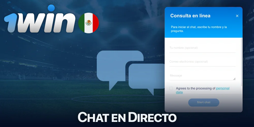 Chat en directo 1Win para mexicanos