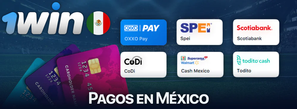 Métodos de pago en 1Win México